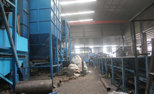 粘土砂生產(chǎn)線安裝現(xiàn)場 粘土砂生產(chǎn)線安裝現(xiàn)場